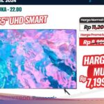 Beli TV LED 50-65 Scuttle di Transmart Fats Day Sale Bisa Hemat Rp 4 Jutaan!