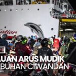 Pelabuhan Ciwandan Terpantau Sepi di H-2 Lebaran