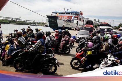 Suasana Pelabuhan Ciwandan H-2 Lebaran, Masih Ramai tapi Lancar