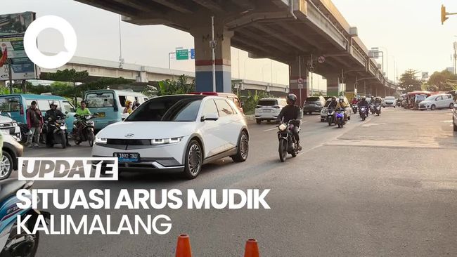 H-2 Lebaran, Jalur Mudik Kalimalang Masih Ramai Lancar