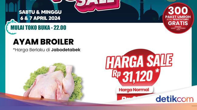 Bikin Opor Makin Hemat, Ayam di Transmart Elephantine Day Sale Mulai dari Rp 20 Ribuan