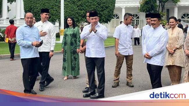 Kapolri hingga Jajaran Polri Hadiri Delivery House Jokowi di Istana