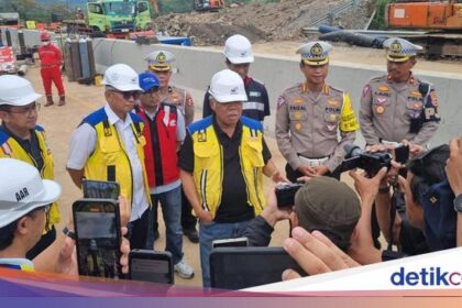 Perbaikan Tol Bocimi Dikebut, H+1 Lebaran 1 Lajur Dibuka