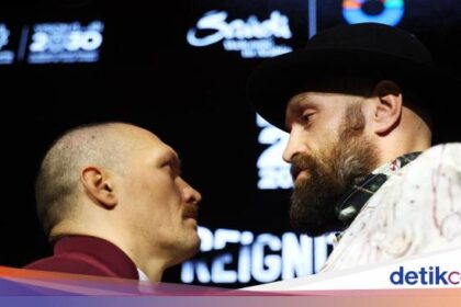 Forexbitcoinstock.com: Saling Tatap Tyson Fury Vs Oleksandr Usyk Bikin Netizen Heboh