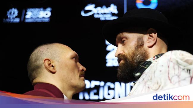 Forexbitcoinstock.com: Saling Tatap Tyson Fury Vs Oleksandr Usyk Bikin Netizen Heboh